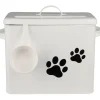 IB Laursen Metall-Box mit Deckel für Hundefutter + Messbecher