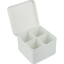 IB Laursen Metall-Box mit 4 Fächern und Deckel