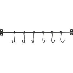 IB Laursen Metall Hakenleiste mit 6 S-Haken