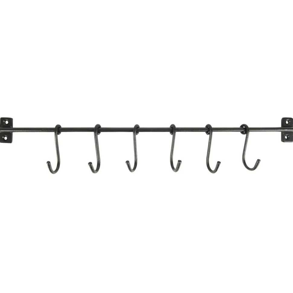 IB Laursen Metall Hakenleiste mit 6 S-Haken