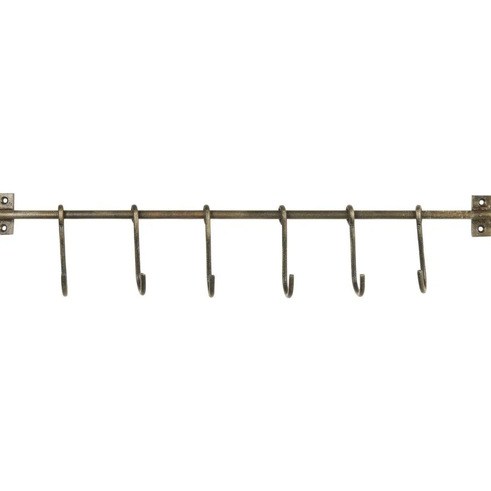IB Laursen Metall Hakenleiste mit 6 S-Haken