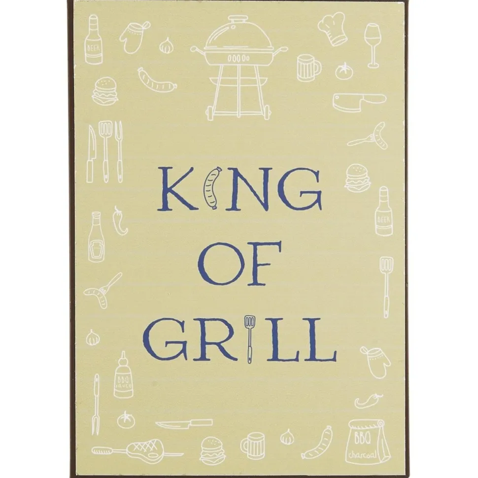 IB Laursen Metallschild King of Grill