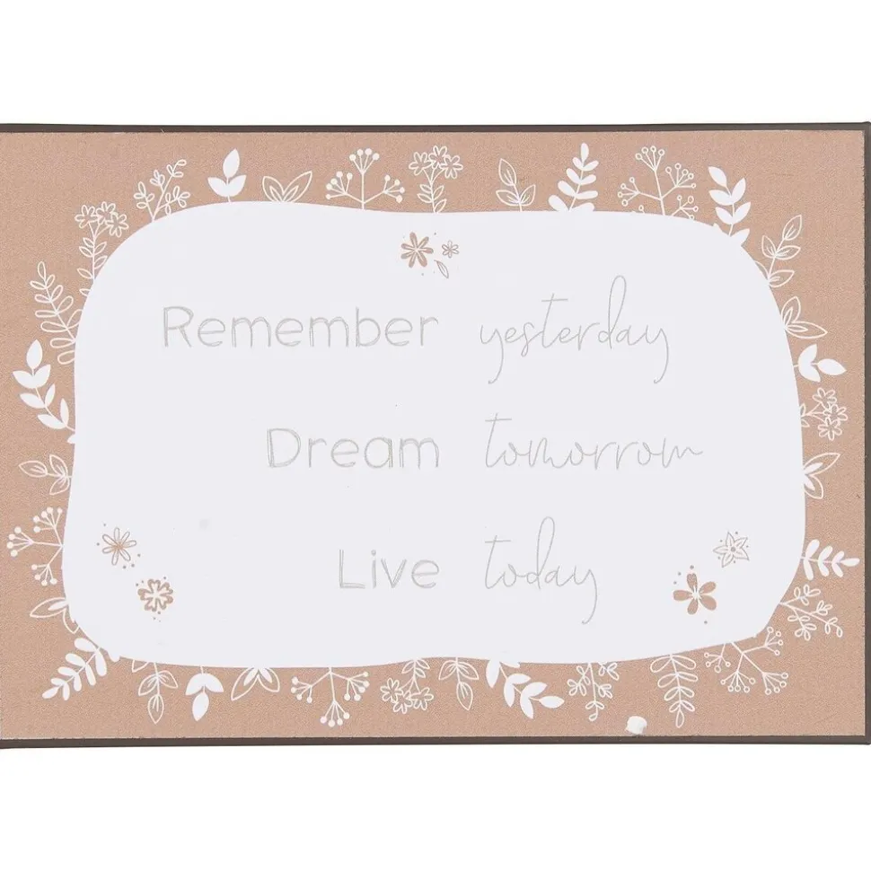 IB Laursen Metallschild Remember yesterday Dream tomorrow Live today