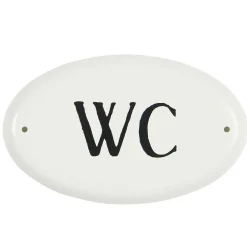 IB Laursen Metallschild WC