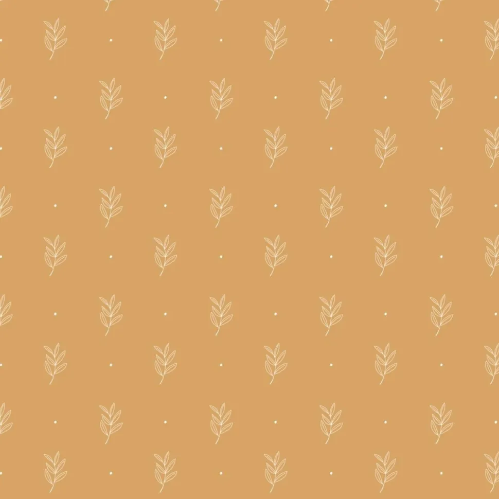 IB Laursen Papier Serviette mit Blattmuster 50er