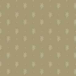 IB Laursen Papier Serviette mit Blattmuster 50er