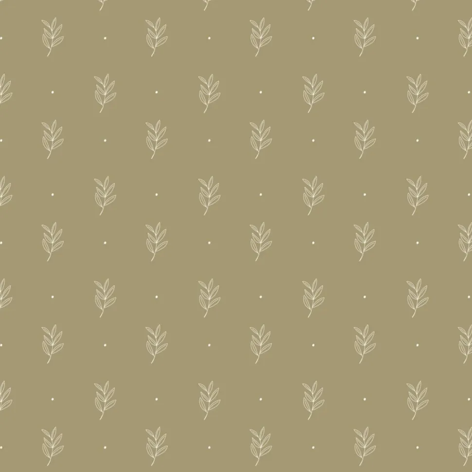IB Laursen Papier Serviette mit Blattmuster 50er