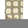IB Laursen Plaid gehäkelt mit Blumenmuster