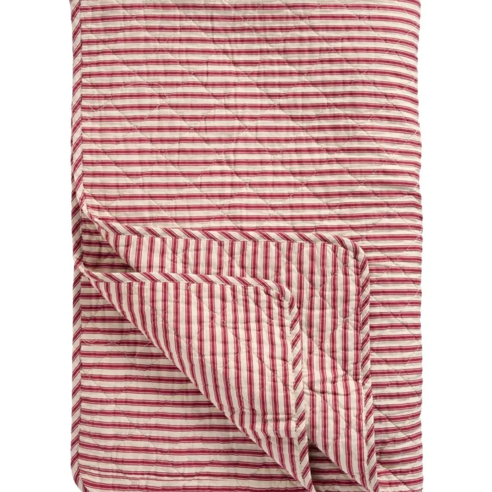 IB Laursen Quilt aus Baumwolle mit Streifen