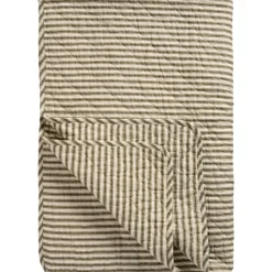 IB Laursen Quilt aus Baumwolle mit Streifen