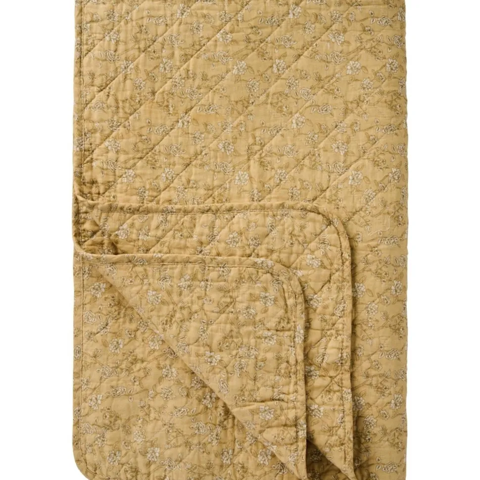 IB Laursen Quilt mit Gelben Blumenranken