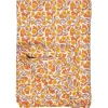 IB Laursen Quilt mit gelben und orangefarbenen Weinreben