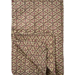 IB Laursen Quilt mit Himbeerfarbigem Karomuster