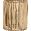 IB Laursen Runder Kerzenhalter Rattan