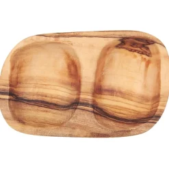 IB Laursen Schale für Salz und Pfeffer mini Olivenholz