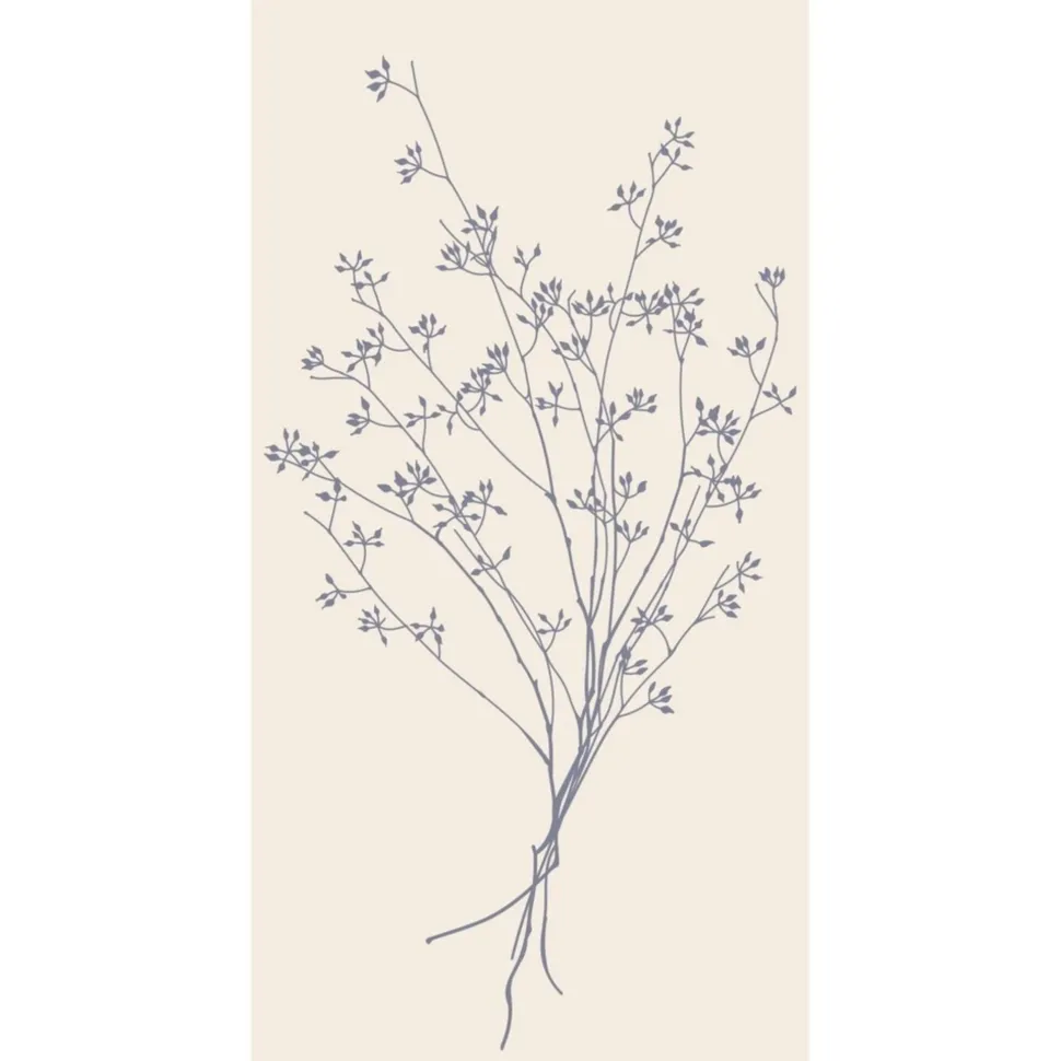 IB Laursen Serviette mit Blumensilhouette 16 Stck