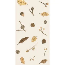 IB Laursen Serviette mit Herbstblättern 16 Stck