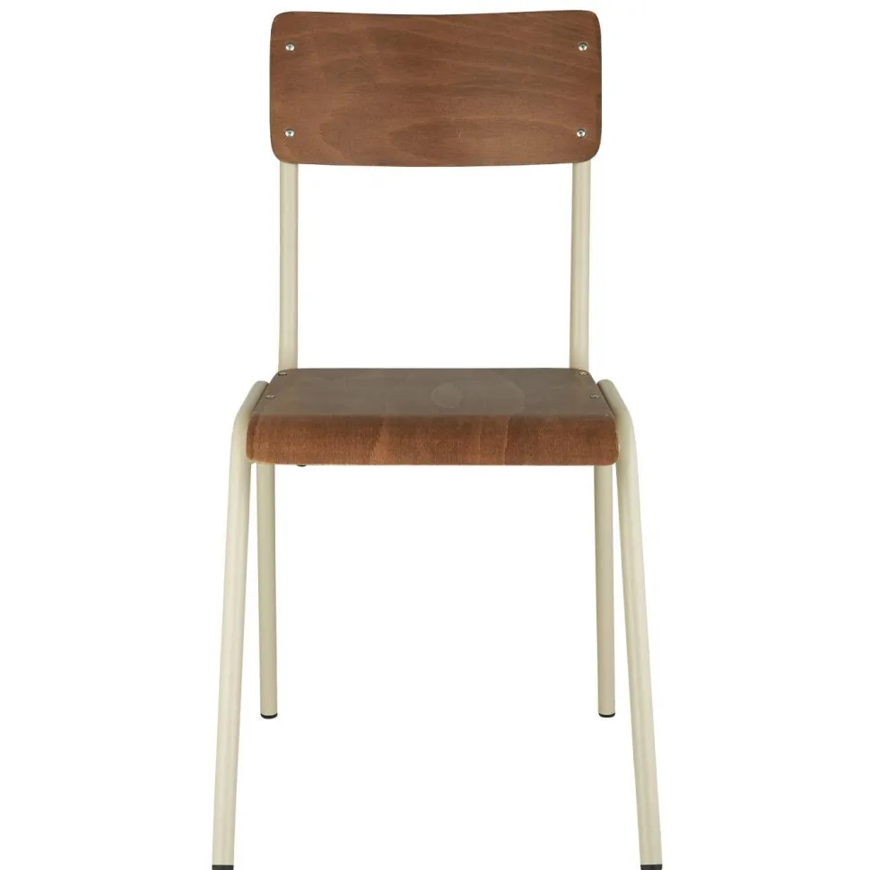 IB Laursen Stuhl aus Holz und Metall