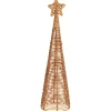 IB Laursen Tannenbaum aus Rattan mit Stern