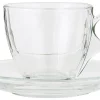 IB Laursen Tasse mit Untertasse Glas