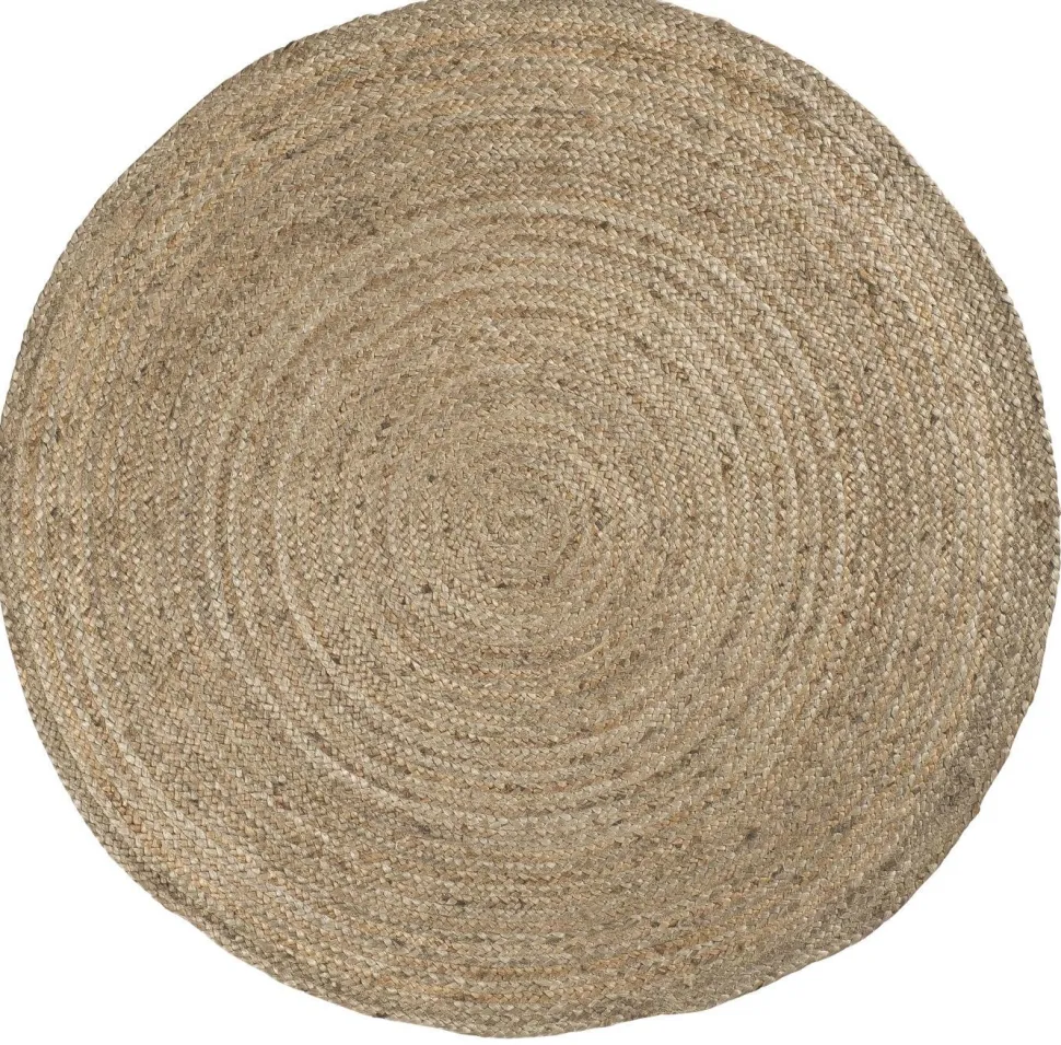 IB Laursen Teppich rund natur Jute