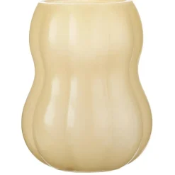 IB Laursen Vase mit Rillen Veneto durchgefärbtes Glas