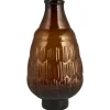 IB Laursen Vase mit schrägem Hals und kleinem Fuß mundgeblasen