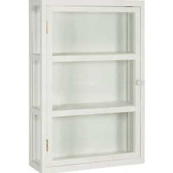 IB Laursen Wandschrank Gilleleje mit 3 Ablagen und 3 Glasseiten