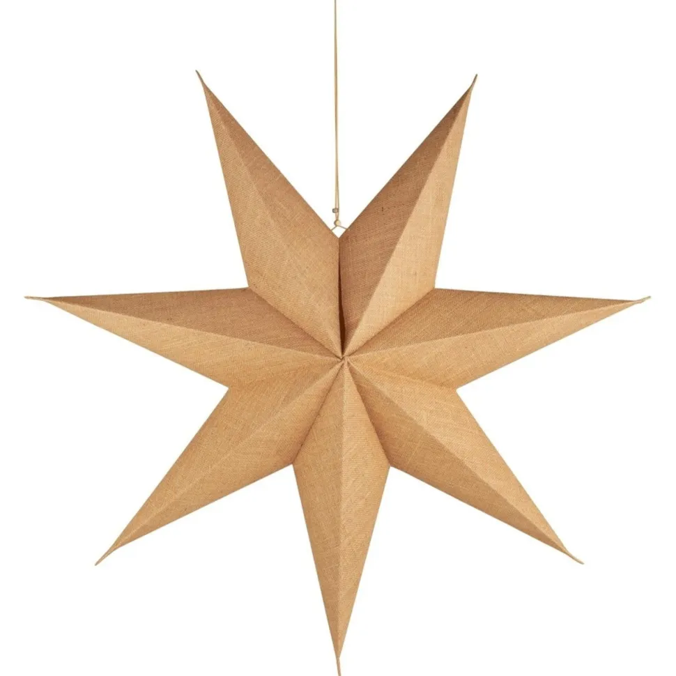 IB Laursen Weihnachtsdeko Stern Stella aus Jute