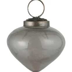 Ib Laursen Weihnachtskugel bubbled Glas zwiebelförmig