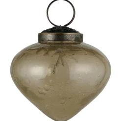Ib Laursen Weihnachtskugel bubbled Glas zwiebelförmig