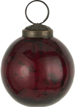 IB Laursen Weihnachtskugel Glas pebbled