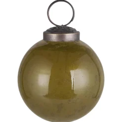 IB Laursen Weihnachtskugel Glas pebbled