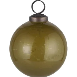 IB Laursen Weihnachtskugel Glas pebbled