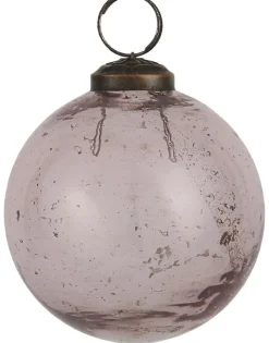 IB Laursen Weihnachtskugel Glas pebbled