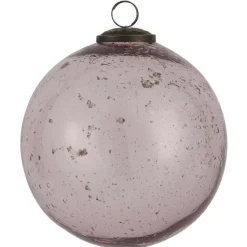 IB Laursen Weihnachtskugel Glas pebbled
