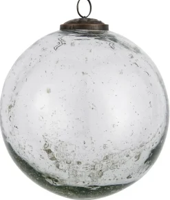 IB Laursen Weihnachtskugel Glas pebbled