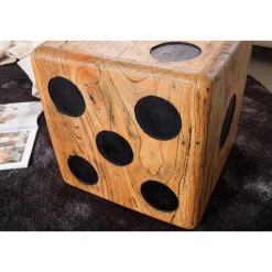 Invicta Beistelltisch, Hocker Cube Würfel