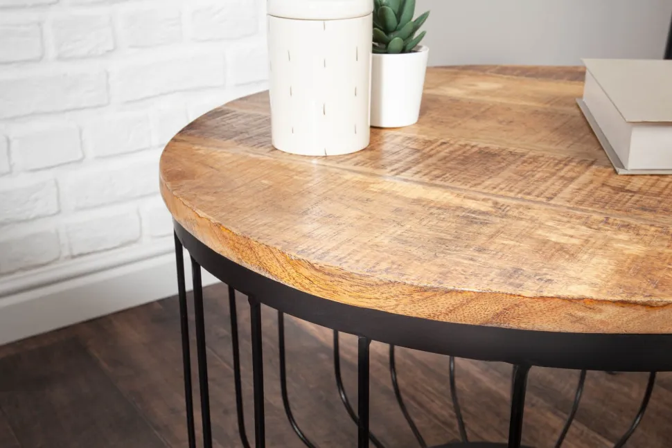 Invicta Couchtisch Factory Loft Mango