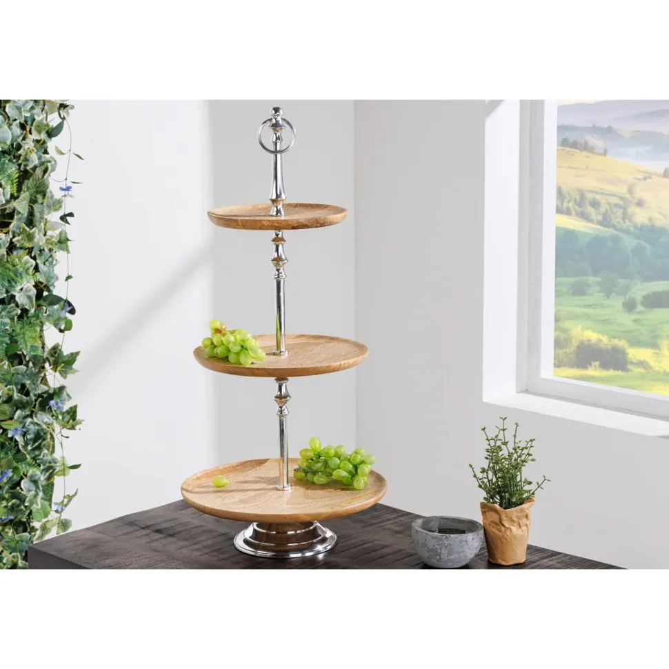 Invicta Deko Etagere Pure Nature Mangoholz