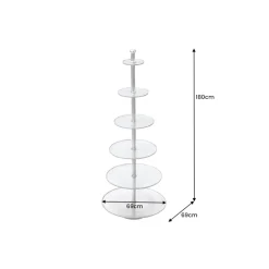 Invicta Etagere Abstract XL mit 6 Tabletts