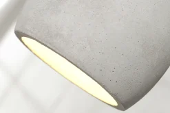 Invicta Hängeleuchte Cement grau 3er