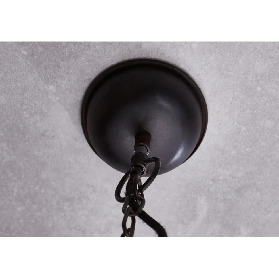 Invicta Pendelleuchte Industrial Metall schwarz Industriestil