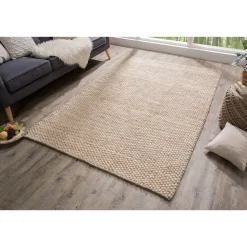 Invicta Teppich Wolle 240x160cm beige