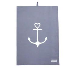 Krasilnikoff Geschirrhandtuch Anchor mit Anker Motiv