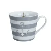 Krasilnikoff Happy Cup Anker mit Streifen