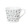 Krasilnikoff Happy Cup Tasse Das Leben ist viel besser mit Konfetti