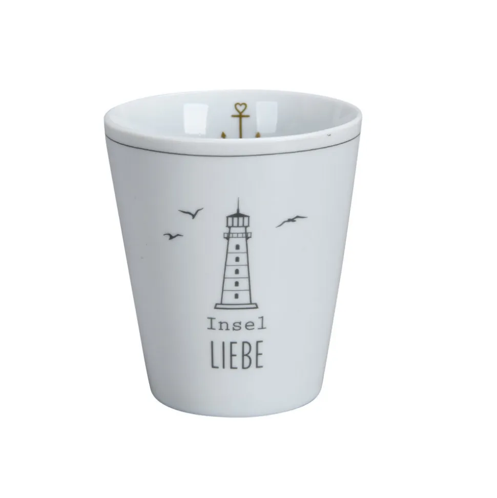 Krasilnikoff Happy Mug Becher Insel Liebe