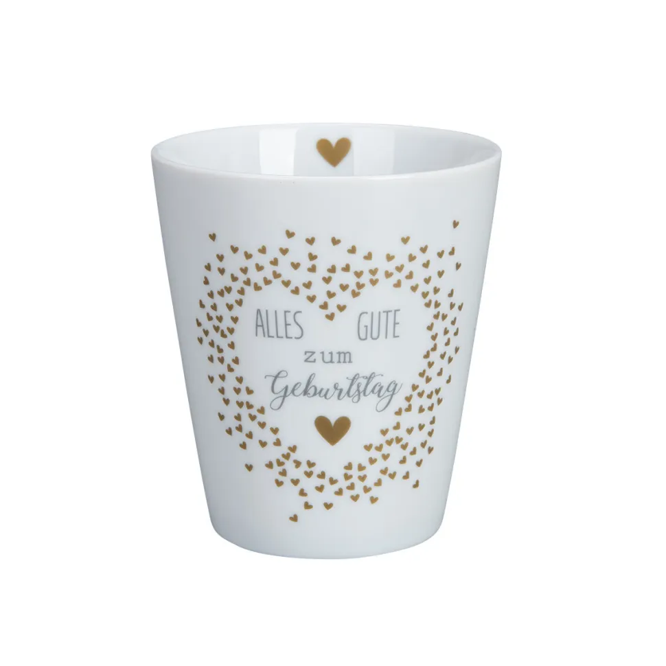 Krasilnikoff Happy Mug, Becher Alles Gute zum Geburtstag
