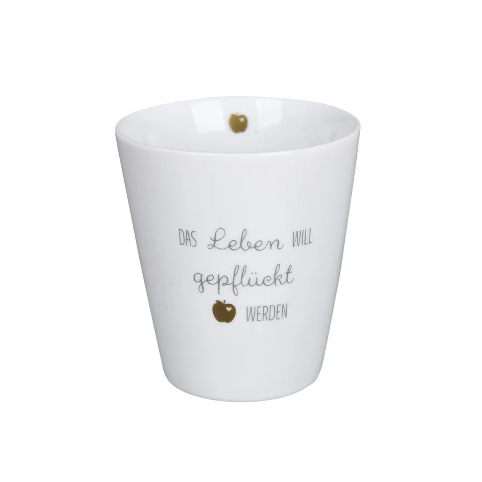 Krasilnikoff Happy Mug, Das Leben will gepflückt werden